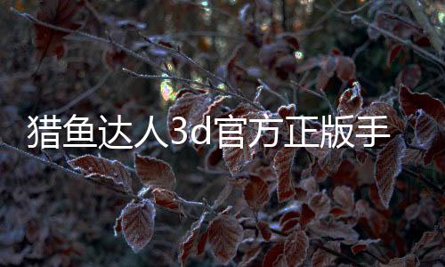 猎鱼达人3d官方正版手游下载