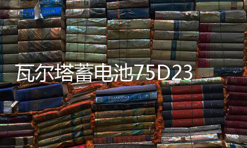 瓦尔塔蓄电池75D23适配日产尼桑天籁奇骏三菱欧蓝德翼神汽车电瓶下载