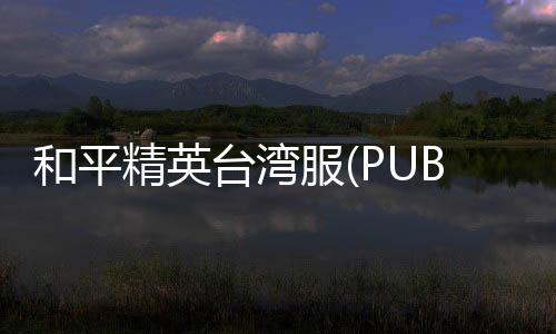 和平精英台湾服(PUBG MOBILE TW)下载