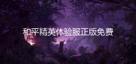 和平精英体验服正版免费