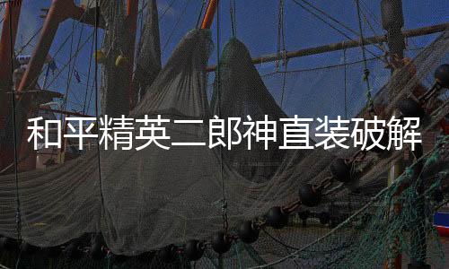 和平精英二郎神直装破解版(和平二狼神直装)下载