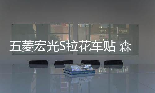 五菱宏光S拉花车贴 森雅M80荣光面包车拉花 宏光车身腰线贴下载