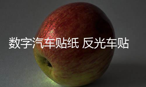 数字汽车贴纸 反光车贴 侧门贴车身贴改装 个性定制数字可改下载