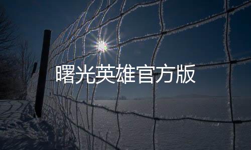 曙光英雄官方版下载