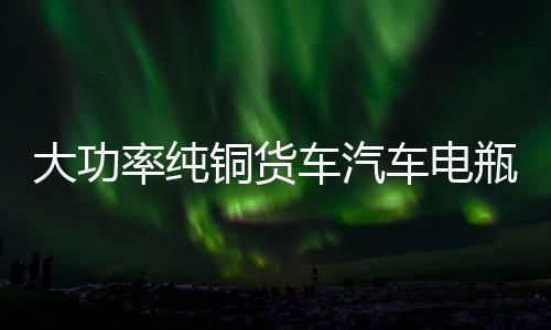 大功率纯铜货车汽车电瓶充电器12V24V伏充满自动停全智能通用型水下载