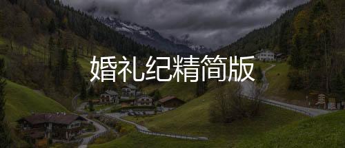 婚礼纪精简版下载