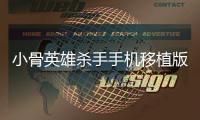 小骨英雄杀手手机移植版