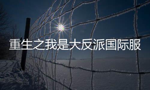 重生之我是大反派国际服下载
