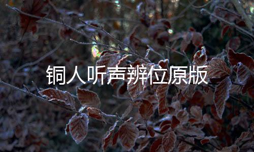 铜人听声辨位原版下载
