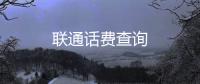 联通话费查询